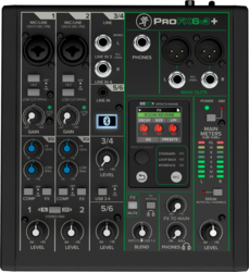Console de Mixage Mackie PROFX6V3+