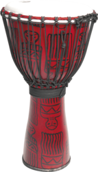 Djembe Tanga Fibre FIBD14-RD