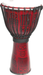 Djembe Tanga Fibre FIBD14-RD