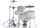 Batterie Pearl MT654C-D33 Jazette 16"