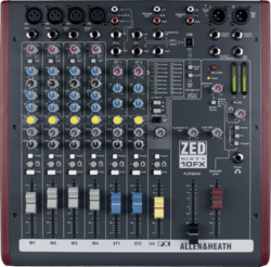 Table de mixage Allen & Heath ZED60-10FX