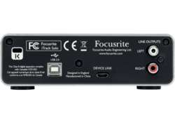 Interface Focusrite ITRACK-SOLO-LIGHTNING